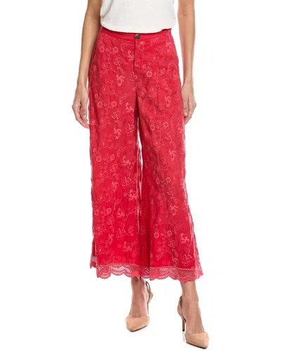 Johnny Was Lauchlen Pant Gardenia In Salsa In Multi