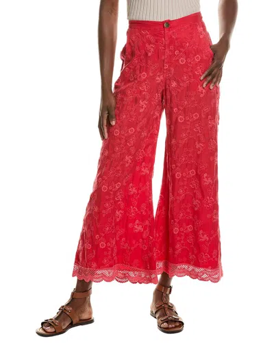 Johnny Was Lauchlen Pant Gardenia In Salsa In Multi