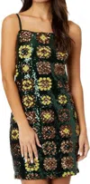 JOHNNY WAS GEMINI SEQUIN MINI DRESS IN MULTICOLOR