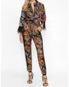 Johnny Was Genora Paneled Jogger In Antiqua Flower In Multi