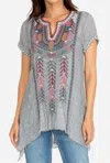 Johnny Was Gia Boho Drape In Grey In Grey