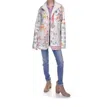 Johnny Was Gigianna Boxy Suede Coat In Doxy In Multi