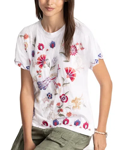 Johnny Was Gloria T-shirt In White