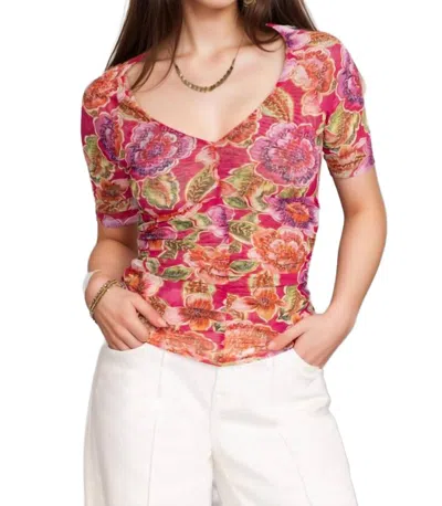 Johnny Was Gloriana Mesh Tee In Fabiola In Multi