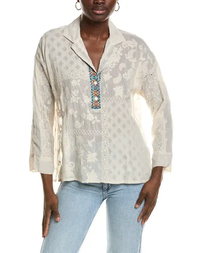 Johnny Was Glyn Blouse In White