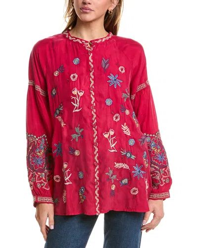 Johnny Was Gradi Blouse In Red