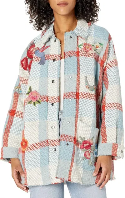 Johnny Was Greta Wool Jacket In Multi In Brown