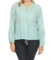 Johnny Was Gwyn Meadow Jacket In Blue In Blue
