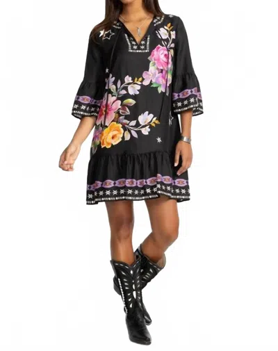 Johnny Was Hailee Mini Dress In Western Kasumi In Black