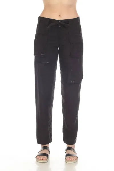Johnny Was Hailey Belted Cargo Pants In Black