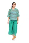 Johnny Was Hailey Cargo Pant In Shady Glade In Multi