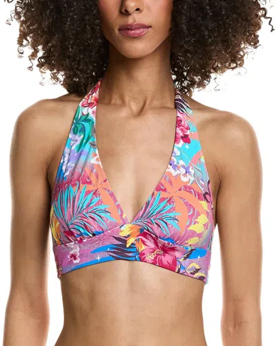 Johnny Was Halter Bikini Top In Multi