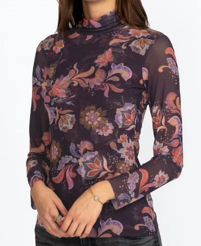 Johnny Was Harmonia Mock Top In Multi Purple