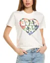 Johnny Was Heart Oolala T-shirt In Beige