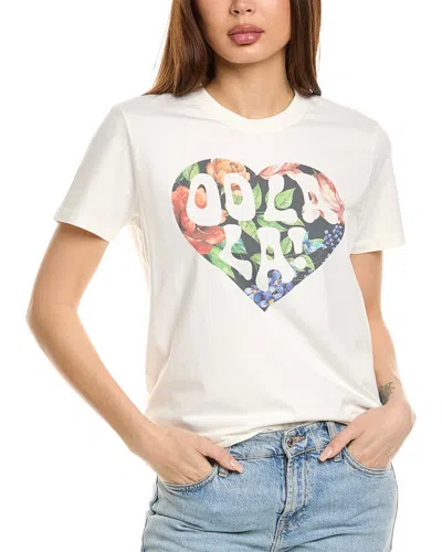 Johnny Was Heart Oolala T-shirt In Beige