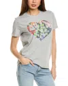 Johnny Was Heart Oolala T-shirt In Grey