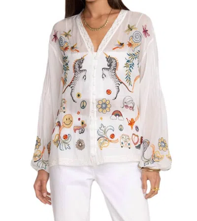 Johnny Was Helen Blouse In White