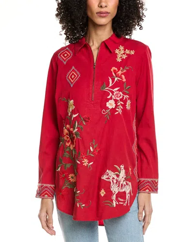 Johnny Was Helena Tunic In Red