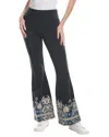 Johnny Was High Waist Flare Legging In Blue