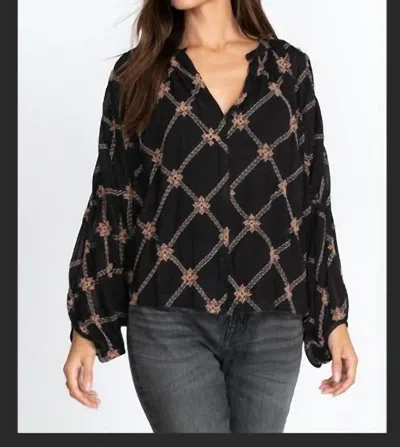 JOHNNY WAS IMAN BUTTON DOWN SHIRT IN MTI