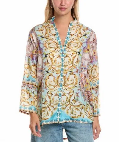 Johnny Was Indy Tunic In Scroll In Multi