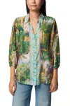 Johnny Was Isolah Button Down Shirt In Rawi In Multi