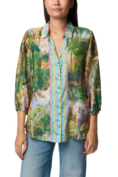 Johnny Was Isolah Button Down Shirt In Rawi In Multi