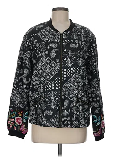 Pre-owned Johnny Was Jacket In Black