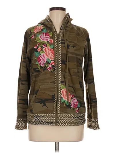 Pre-owned Johnny Was Jacket In Green