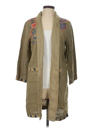 Pre-owned Johnny Was Jacket In Tan