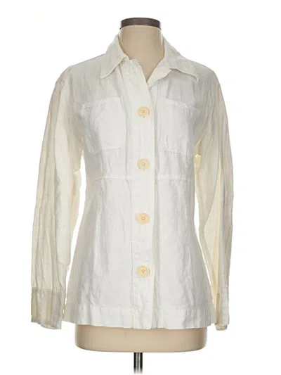 Pre-owned Johnny Was Jacket In White