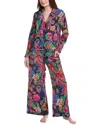 Johnny Was Jaclyn 2pc Pajama Set In Blue