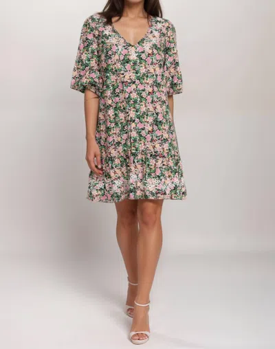 Johnny Was Jade Rebekah Poplin Mini Dress In Multi Floral