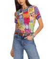 Johnny Was Janie Favorite Short Sleeve Crew Neck Tee In Multi In Multi