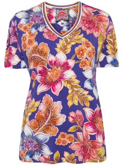 Johnny Was Janie Favourite Swing Tee In Purple