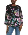 Johnny Was The Janie Favorite Kimono Sleeve Tee In Camino Serra