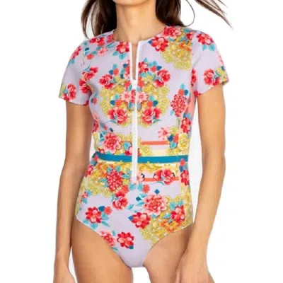 Johnny Was Japer Neoprene One Piece In Multi