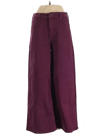 Pre-owned Johnny Was Jeans In Burgundy