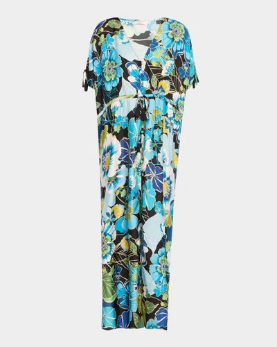 Johnny Was Jenn Drawcord Kaftan In Jenn Print