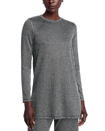 Johnny Was Jenna Metallic Tunic In Gray