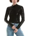 Johnny Was Jewell Mock Neck T-shirt In Black