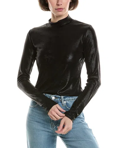 Johnny Was Jewell Mock Neck T-shirt In Black