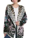 Johnny Was Joan Reversible Sherpa Jacket In Multi