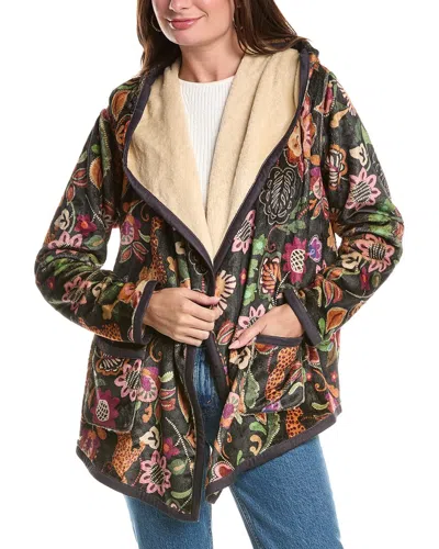 Johnny Was Joan Sherpa Reversible Jacket In Multi