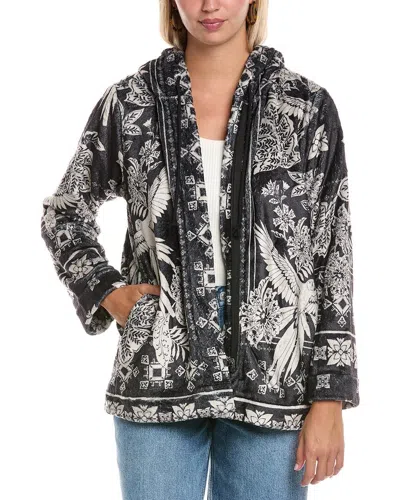 JOHNNY WAS JOAN ZIP HOODIE SHERPA JACKET