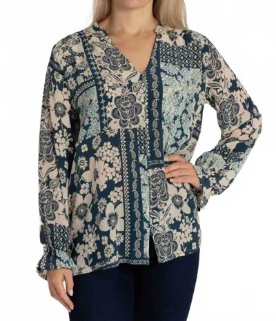 Johnny Was Joasie Long Sleeve Blouse In Biyalla In Multi