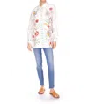 Johnny Was Joele Bias Yoke Shirt Tunic In White In White