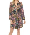 Johnny Was Jonesy Sleep Robe In Delfino In Multi