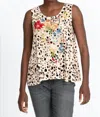 Johnny Was Josephine Velvet Swing Tank In Multi In Multi