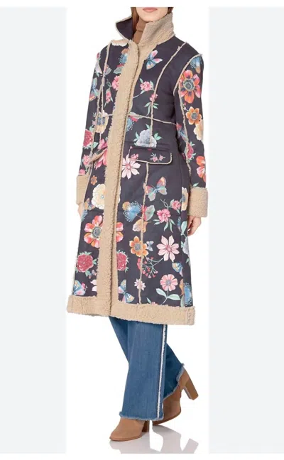 Johnny Was Juko Sherpa Coat In Multi